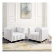 blue lounge chair Modway Furniture Sofas and Armchairs White
