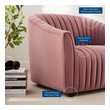 modern leather living room chairs Modway Furniture Sofas and Armchairs Dusty Rose
