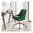 reception stool chair Modway Furniture Office Chairs Green