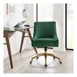 reception stool chair Modway Furniture Office Chairs Green