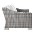 gray outdoor furniture Modway Furniture Sofa Sectionals Light Gray White