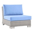 l sectional Modway Furniture Sofa Sectionals Light Gray Light Blue
