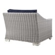 white sofa and loveseat Modway Furniture Sofa Sectionals Light Gray Navy