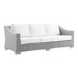 outdoor corner sofa cover Modway Furniture Sofa Sectionals Light Gray White