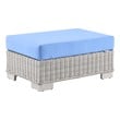 chaise for two Modway Furniture Sofa Sectionals Light Gray Light Blue