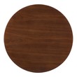 mcm table Modway Furniture Bar and Dining Tables Gold Walnut