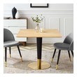 cheap dining room table sets Modway Furniture Bar and Dining Tables Gold Natural