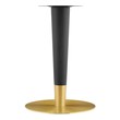 dining tables with leaf Modway Furniture Bar and Dining Tables Gold Black