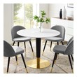 dining room furniture for sale by owner Modway Furniture Bar and Dining Tables Gold White
