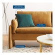 sectional set Modway Furniture Sofas and Armchairs Cognac