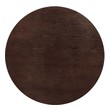 small round black dining table Modway Furniture Bar and Dining Tables White Cherry Walnut