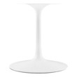 dining table set circle Modway Furniture Bar and Dining Tables White Black