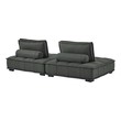 cream velvet couch Modway Furniture Sofas and Armchairs Gray