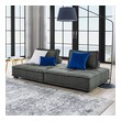 cream velvet couch Modway Furniture Sofas and Armchairs Gray
