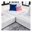 sectional with pull out and storage Modway Furniture Sofas and Armchairs White