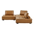 oversized sofas and sectionals Modway Furniture Sofas and Armchairs Tan