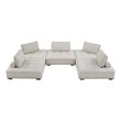 sectional sleeper couch with storage Modway Furniture Sofas and Armchairs Beige