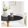 kitchen dining furniture Modway Furniture Bar and Dining Tables Gold Black
