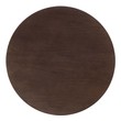 round marble dining table for 8 Modway Furniture Bar and Dining Tables Gold Cherry Walnut