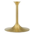 36 high dining table Modway Furniture Bar and Dining Tables Gold Natural