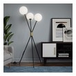 beige pendant light Modway Furniture Floor Lamps Black