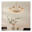 small crystal ceiling light fixture Modway Furniture Ceiling Lamps Clear Gold