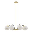 modern hanging ceiling light Modway Furniture Ceiling Lamps Opal Gold