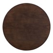 small round kitchen table set Modway Furniture Bar and Dining Tables Gold Cherry Walnut