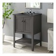 72 inch bathroom countertop Modway Furniture Vanities Gray Black