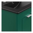 vanity basin design Modway Furniture Vanities Green Black