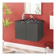 bathroom vanity units suppliers Modway Furniture Vanities Gray Black