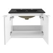 70 inch double sink vanity top Modway Furniture Vanities White Black