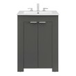 40 inch bathroom vanity without top Modway Furniture Vanities Gray White