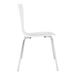 grey dining chairs set of 2 Modway Furniture Dining Chairs White