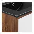 pre made bathroom cabinets Modway Furniture Vanities Walnut Black