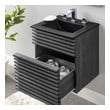best bathroom double vanity Modway Furniture Vanities Charcoal Black