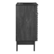 dark walnut bathroom vanity Modway Furniture Vanities Charcoal Black