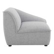 red couch and loveseat Modway Furniture Sofas and Armchairs Light Gray