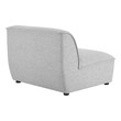 red couch and loveseat Modway Furniture Sofas and Armchairs Light Gray