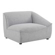 small red sectional Modway Furniture Sofas and Armchairs Light Gray