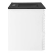 bathroom side cabinets Modway Furniture Vanities White Black