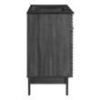bath vanities lowes Modway Furniture Vanities Charcoal Black