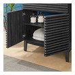 bath vanities lowes Modway Furniture Vanities Charcoal Black