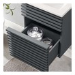 dark grey vanity bathroom ideas Modway Furniture Vanities Gray White