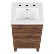 modern bathroom cabinets with sink Modway Furniture Vanities Walnut White