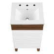 72 bathroom vanity without top Modway Furniture Vanities White Walnut White