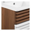 72 bathroom vanity without top Modway Furniture Vanities White Walnut White