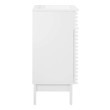 his and her vanity Modway Furniture Vanities White White