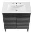 quality vanities Modway Furniture Vanities Charcaol White