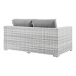 patio furniture pillows Modway Furniture Sofa Sectionals Light Gray Gray